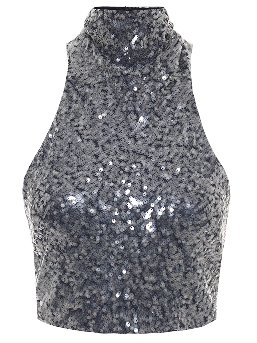 Топ с пайетками