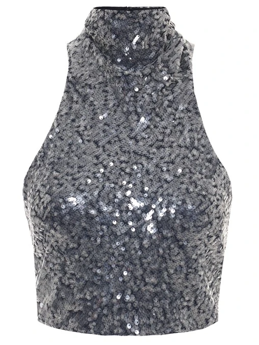 Топ с пайетками SASHAVERSE