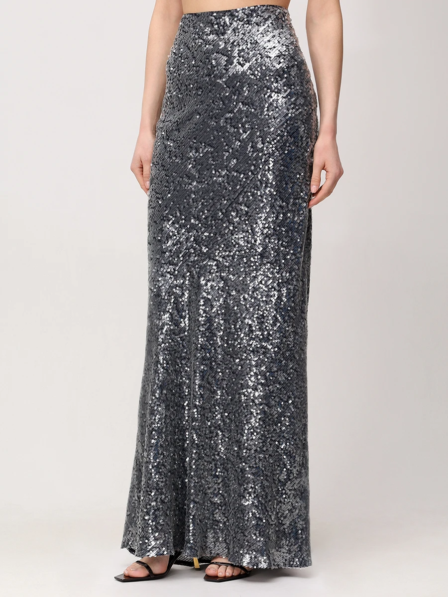 Юбка с пайетками