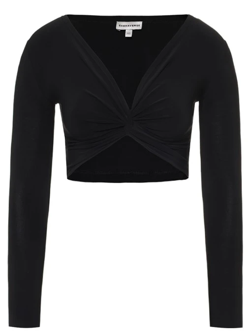 Кроп-топ однотонный SASHAVERSE