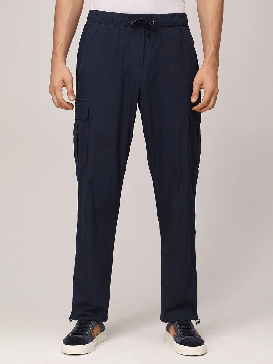 Брюки-карго хлопковые