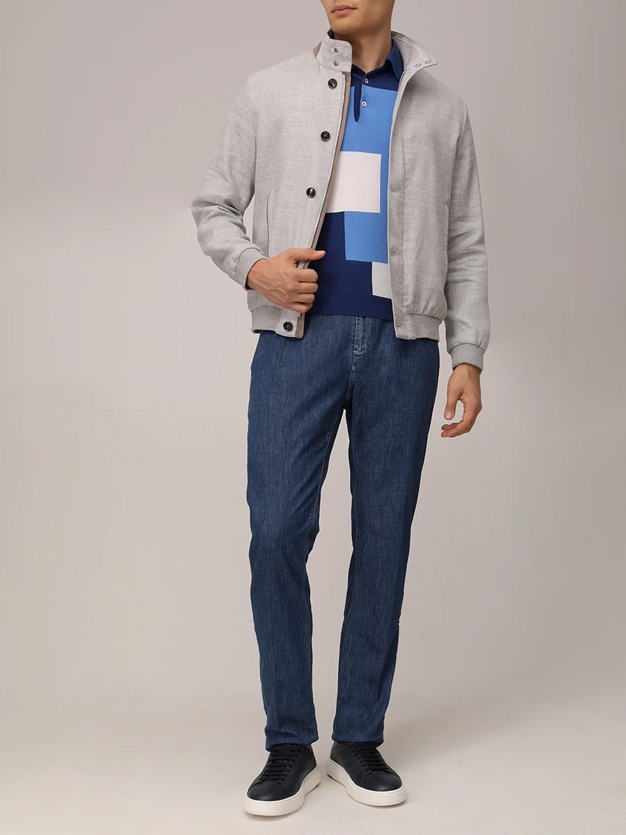 Джинсы Regular Fit однотонные