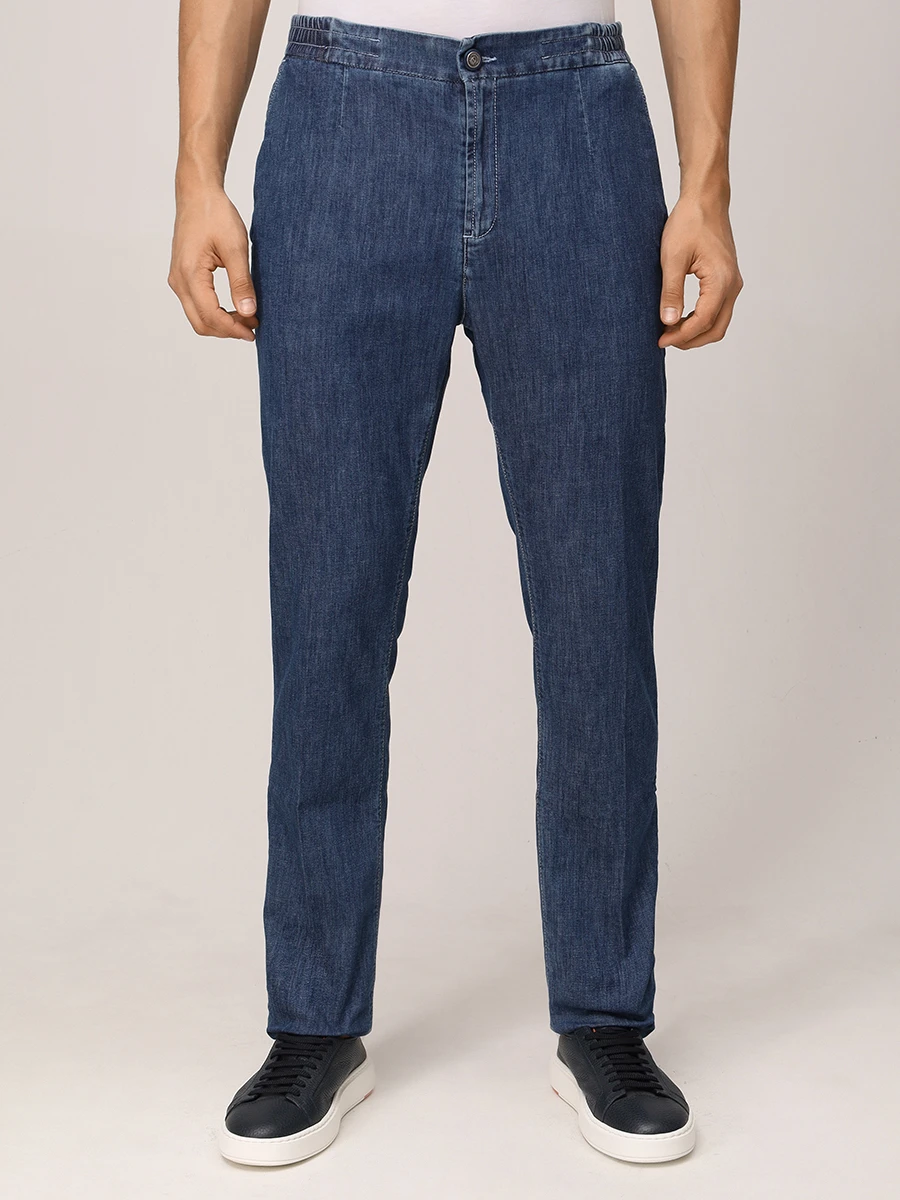 Джинсы Regular Fit однотонные