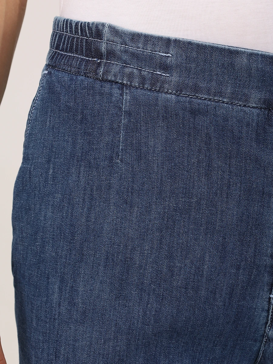 Джинсы Regular Fit однотонные