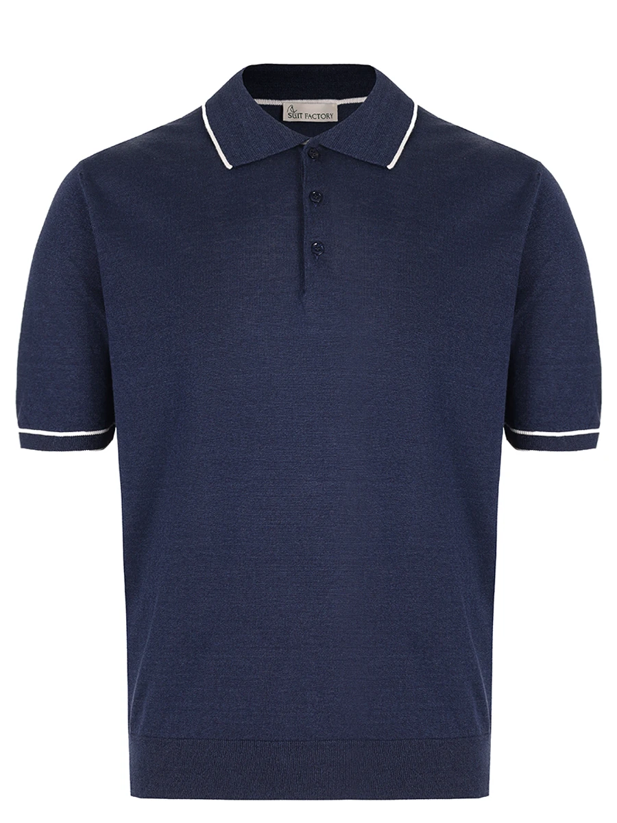 Поло изо льна и хлопка