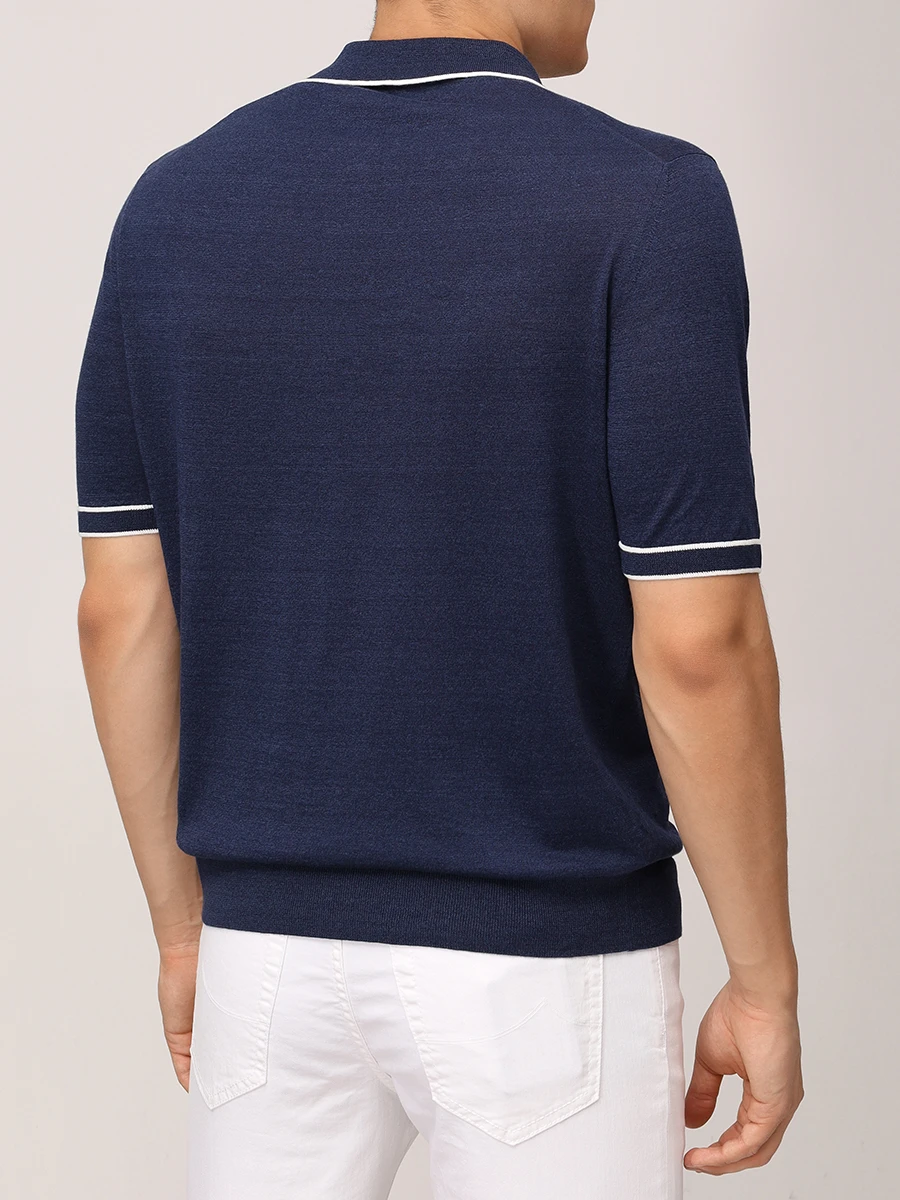 Поло изо льна и хлопка