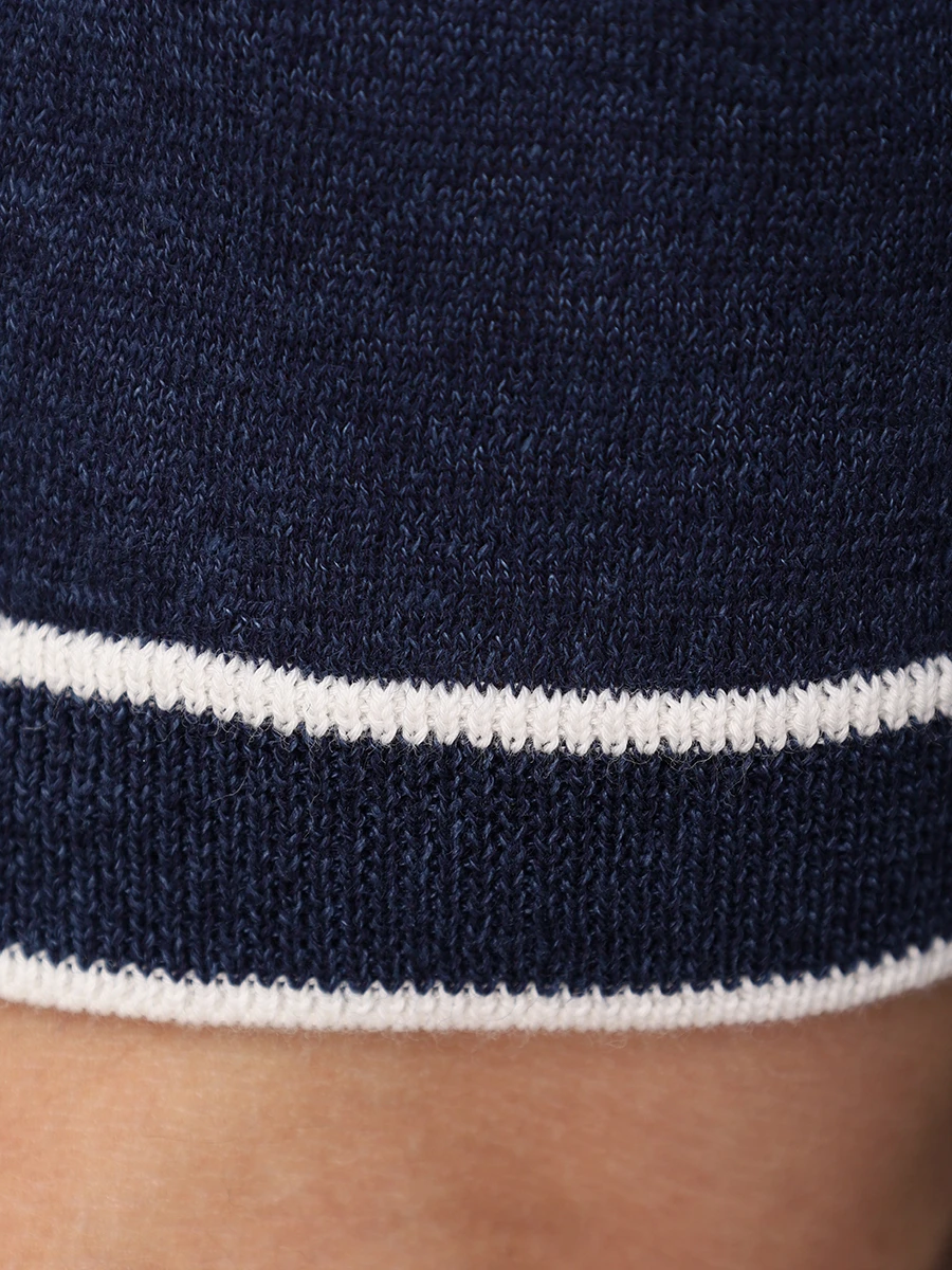 Поло изо льна и хлопка