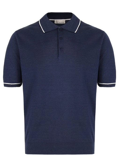 Поло изо льна и хлопка SUIT FACTORY