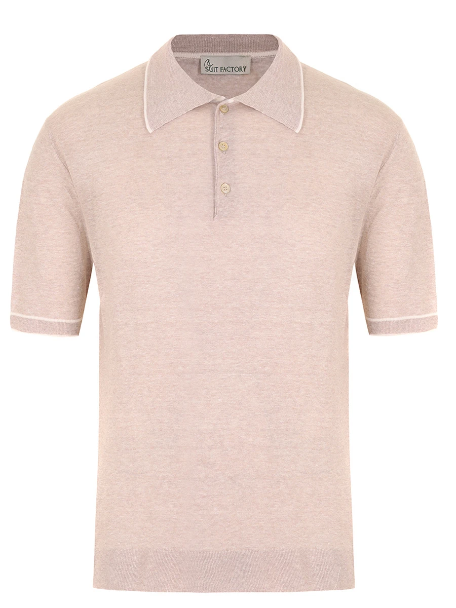 Поло изо льна и хлопка