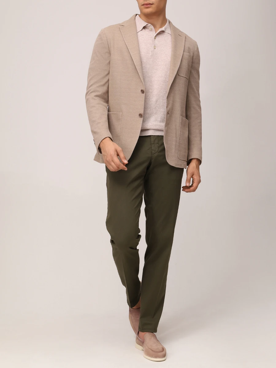 Поло изо льна и хлопка