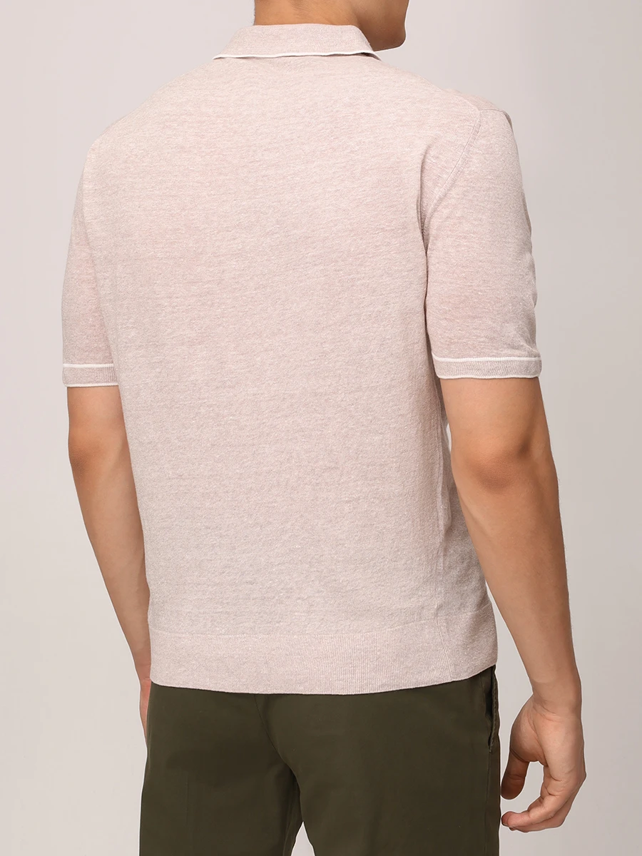 Поло изо льна и хлопка