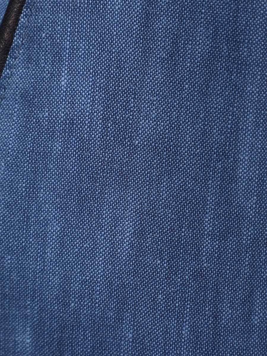 Брюки изо льна и шерсти