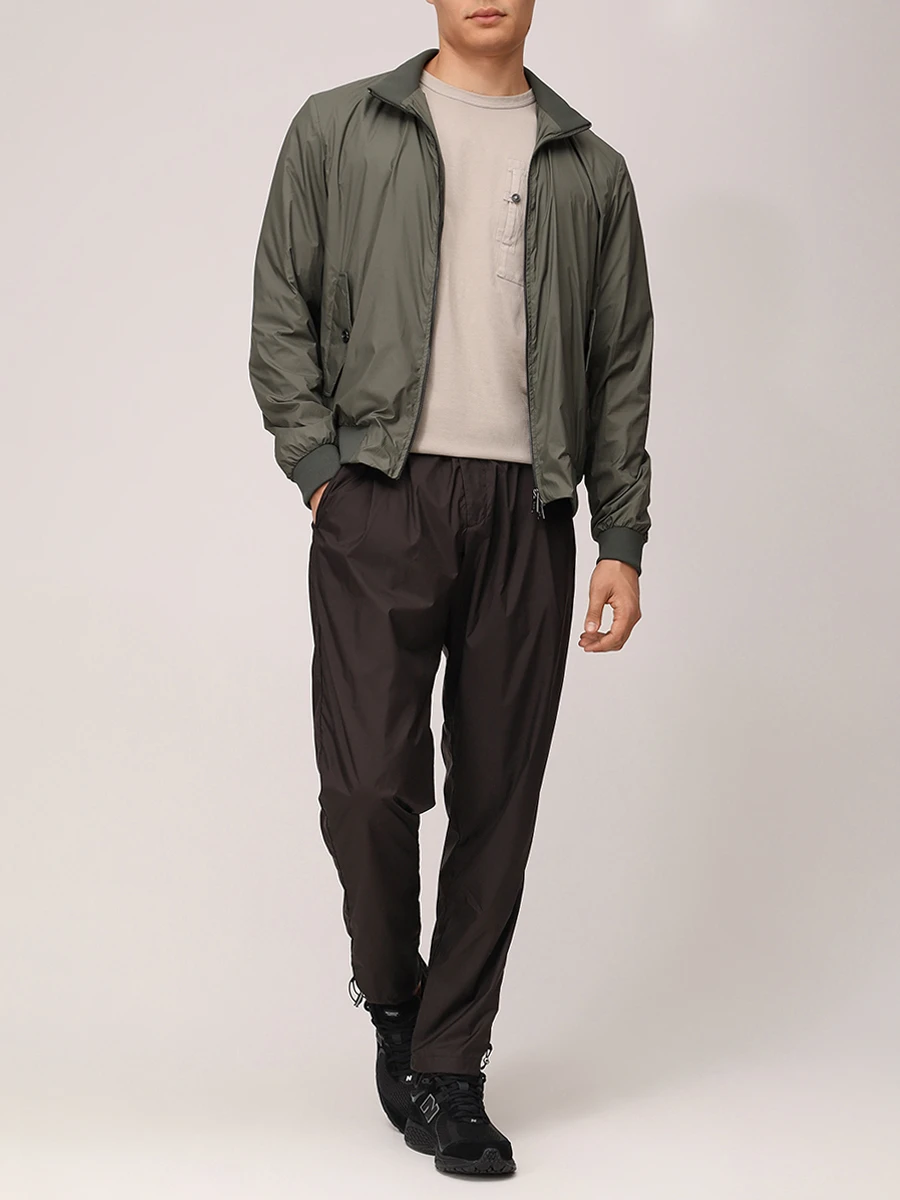 Брюки однотонные