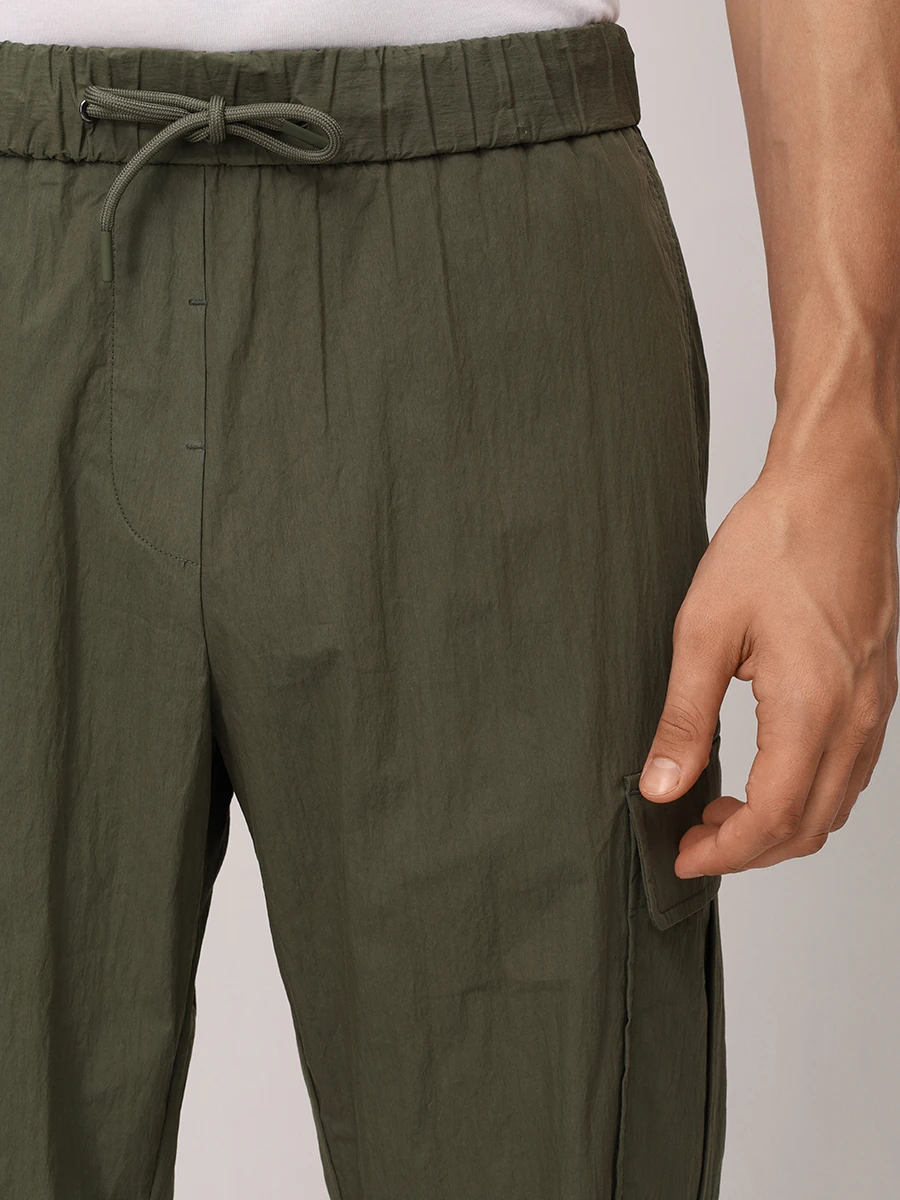 Брюки-карго хлопковые