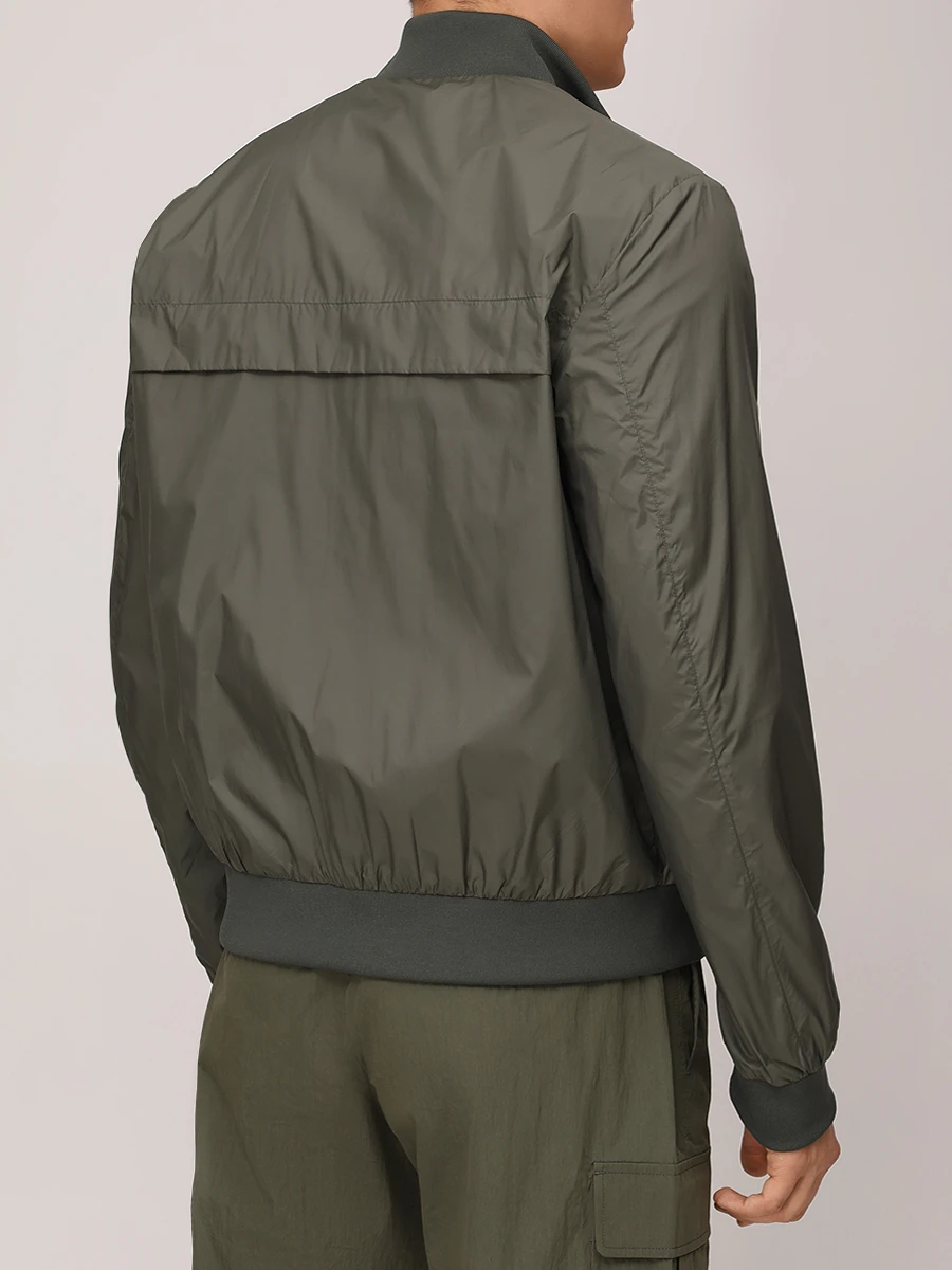 Бомбер однотонный