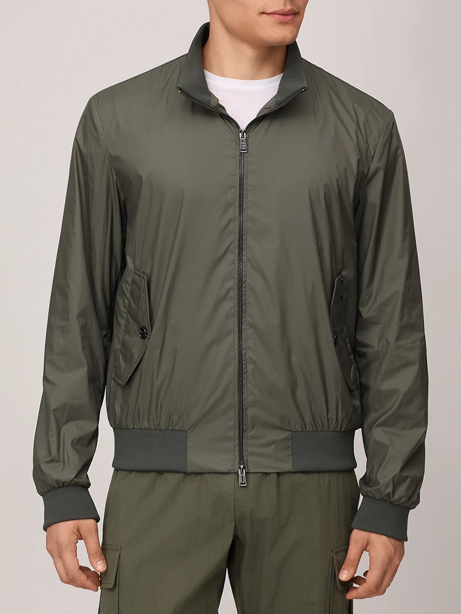 Бомбер однотонный