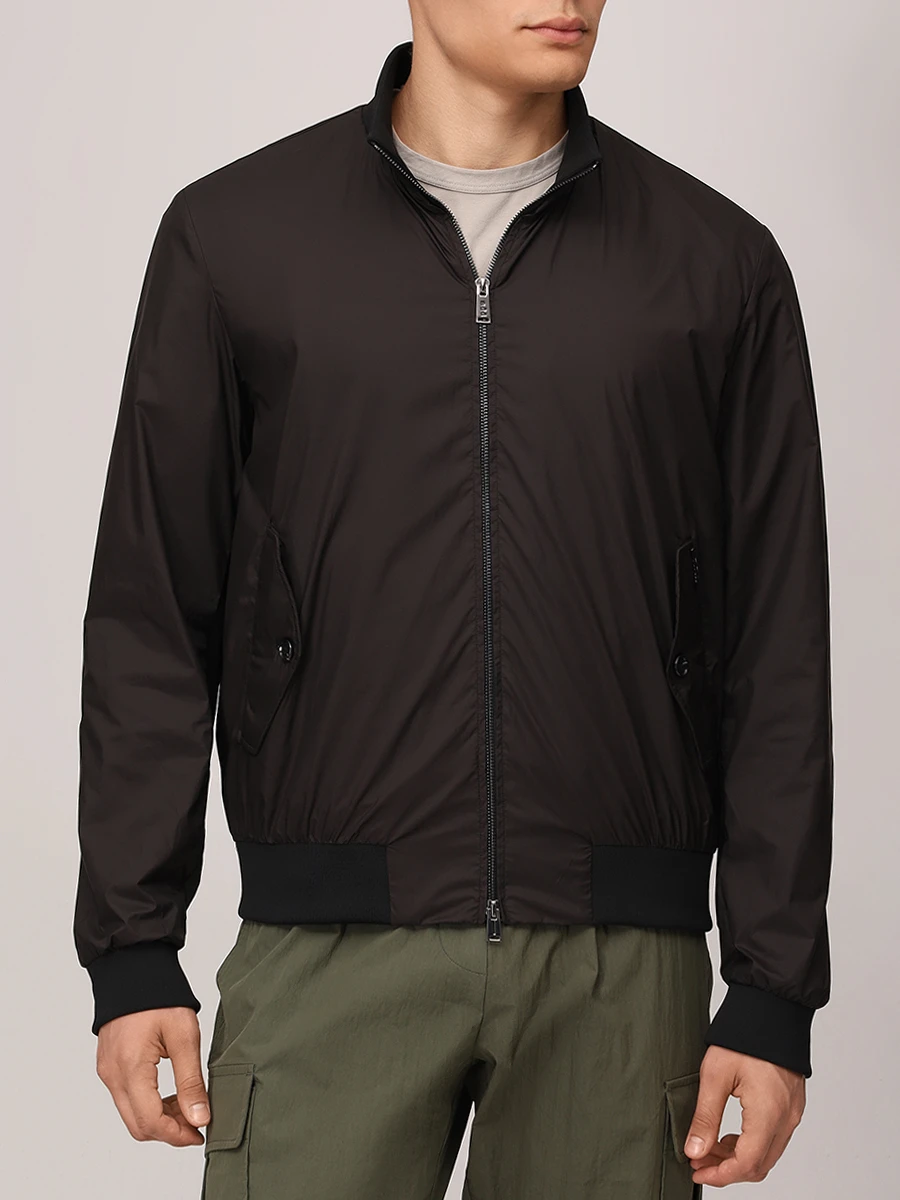 Бомбер однотонный