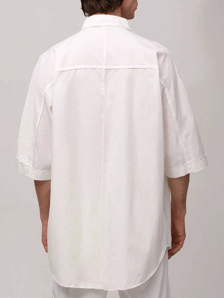 Рубашка Regular Fit однотонная