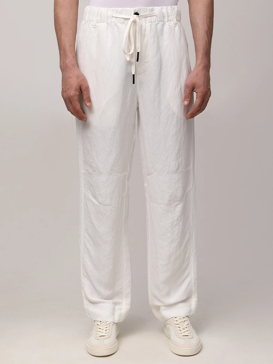 Брюки льняные