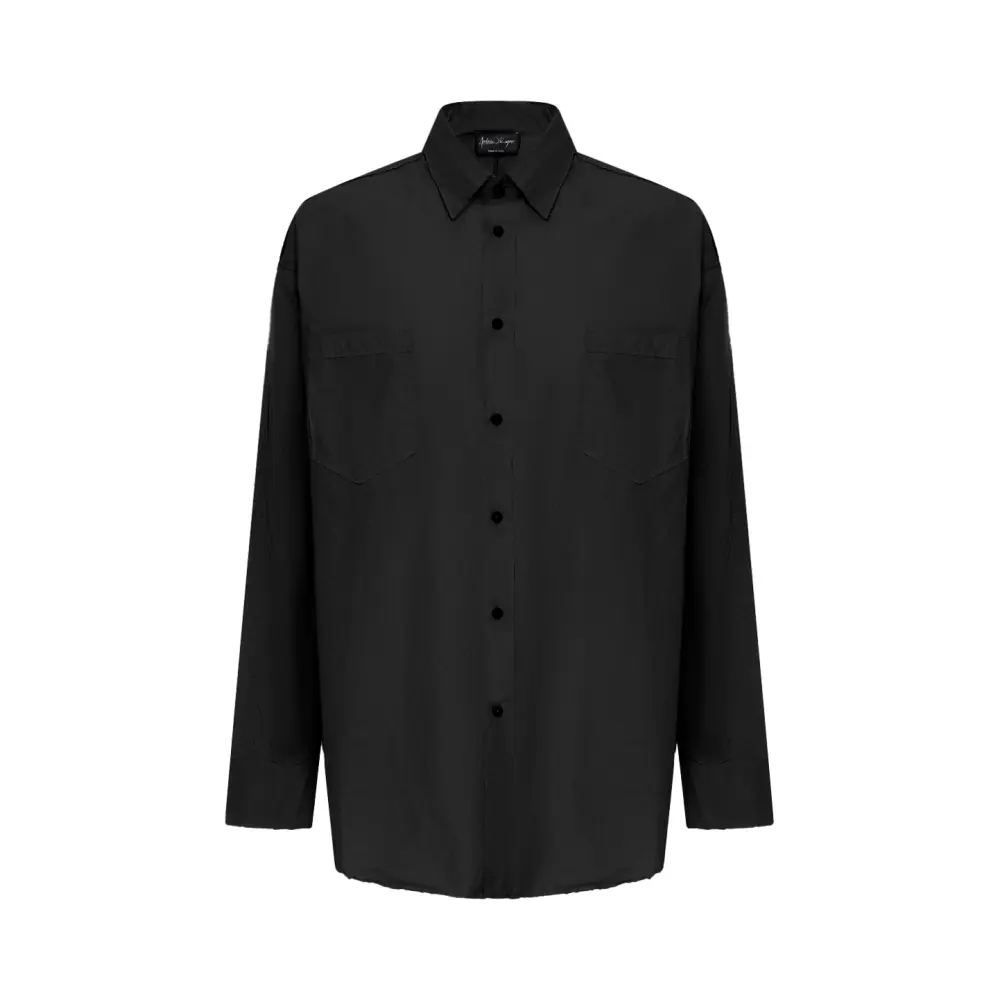 Рубашка Regular Fit однотонная