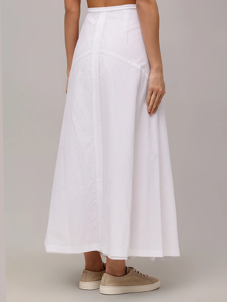 Юбка однотонная