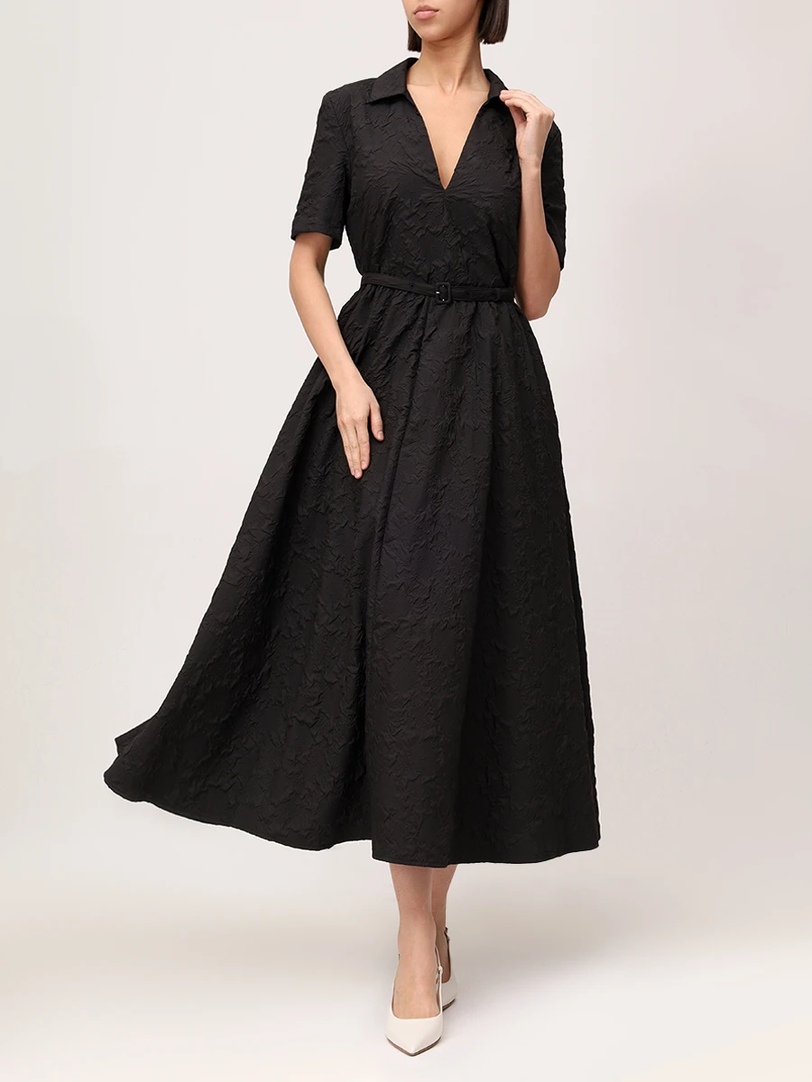 Платье однотонное