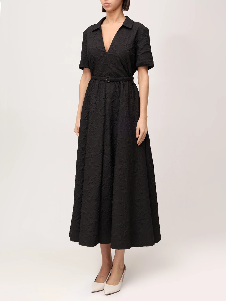 Платье однотонное