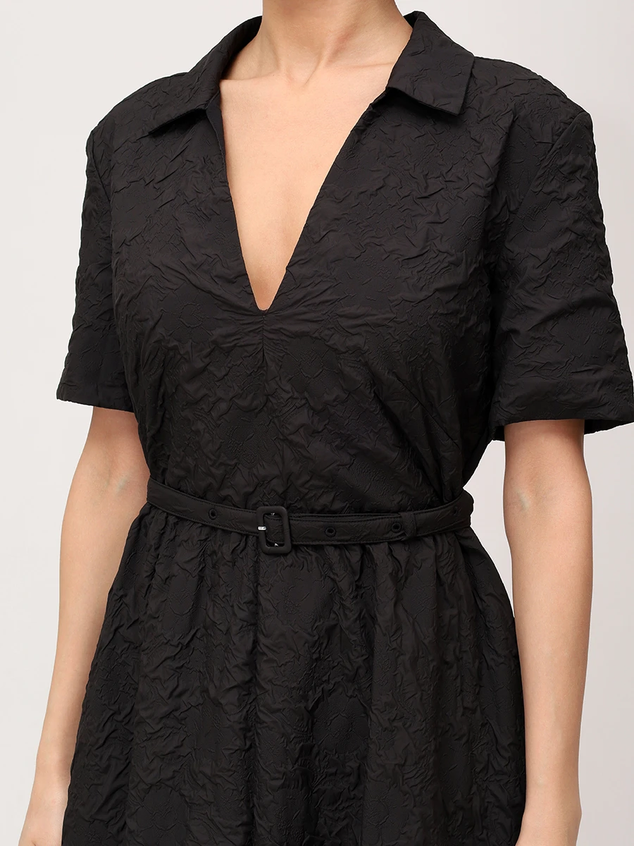 Платье однотонное