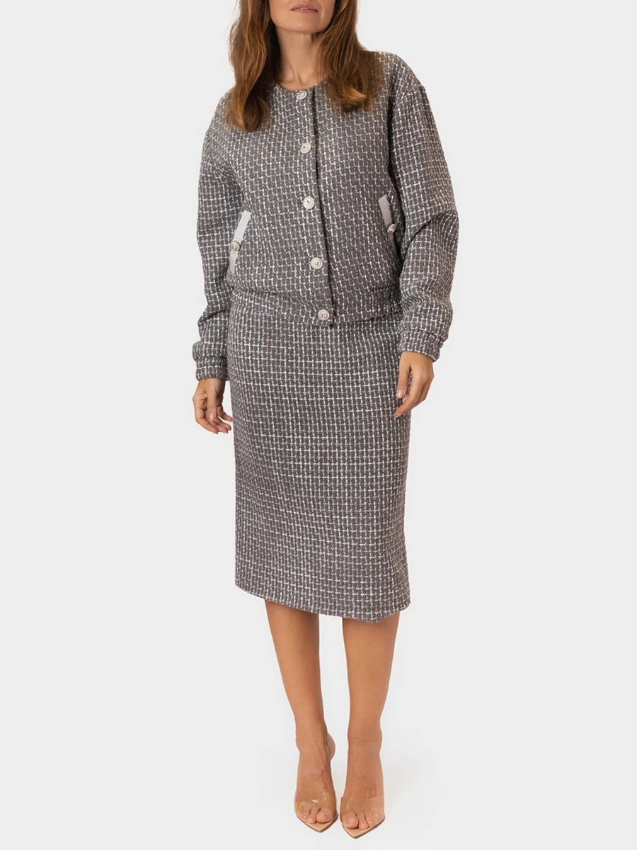 Костюм твидовый