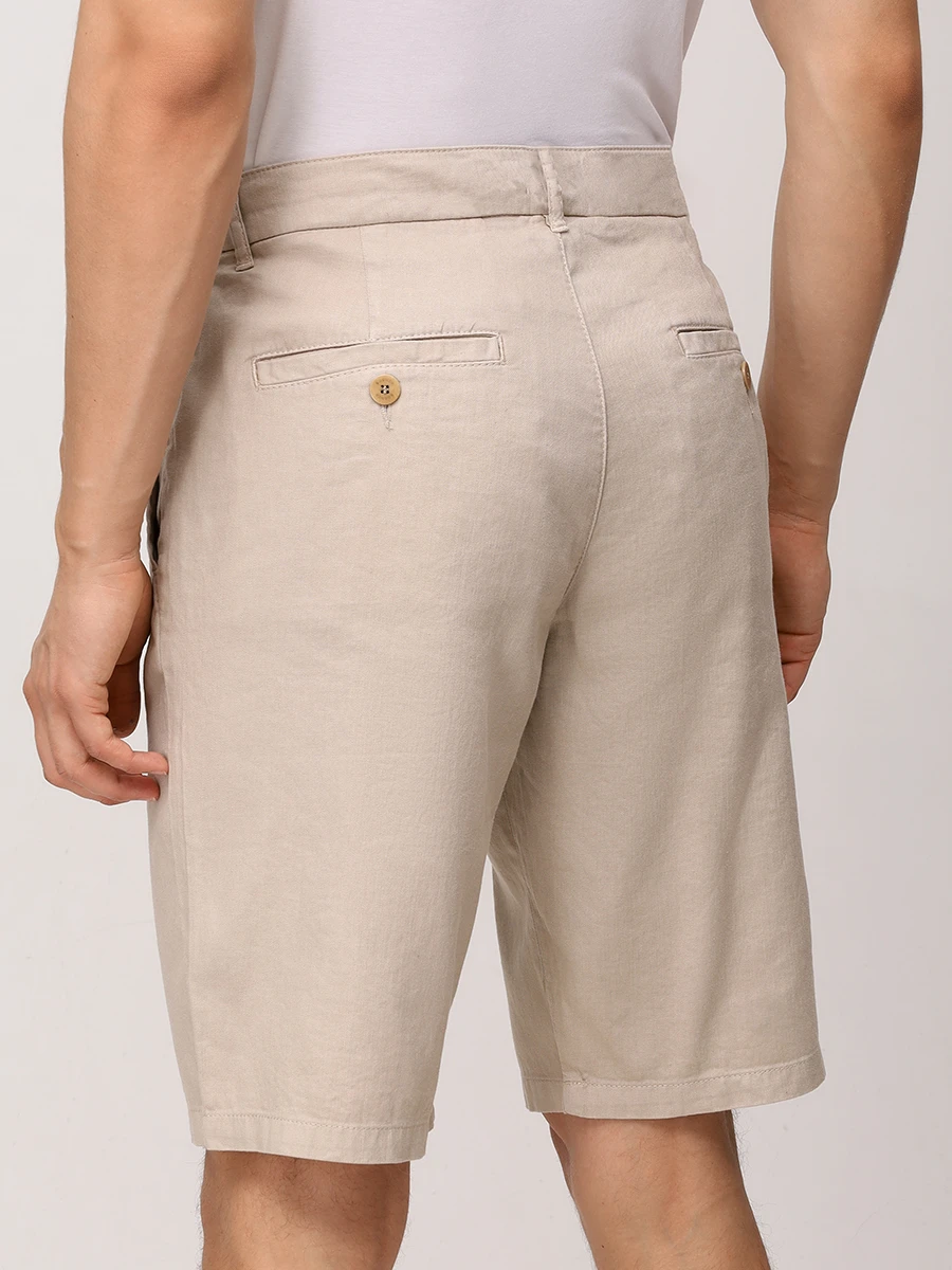 Шорты из хлопка и льна Cole