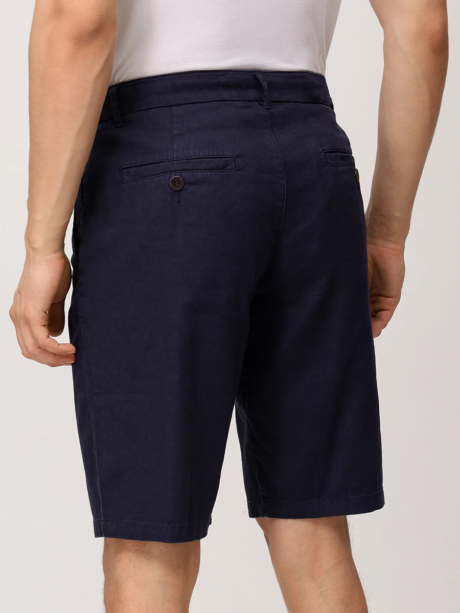 Шорты из хлопка и льна Cole