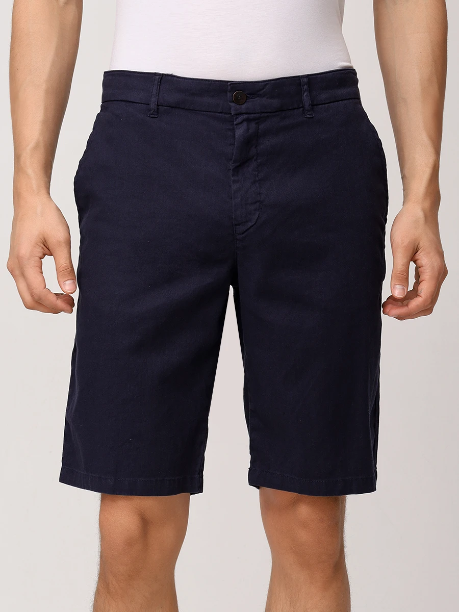 Шорты из хлопка и льна Cole