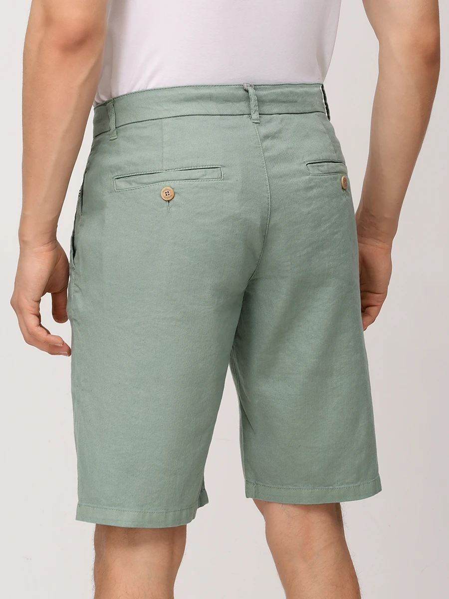 Шорты из хлопка и льна Cole