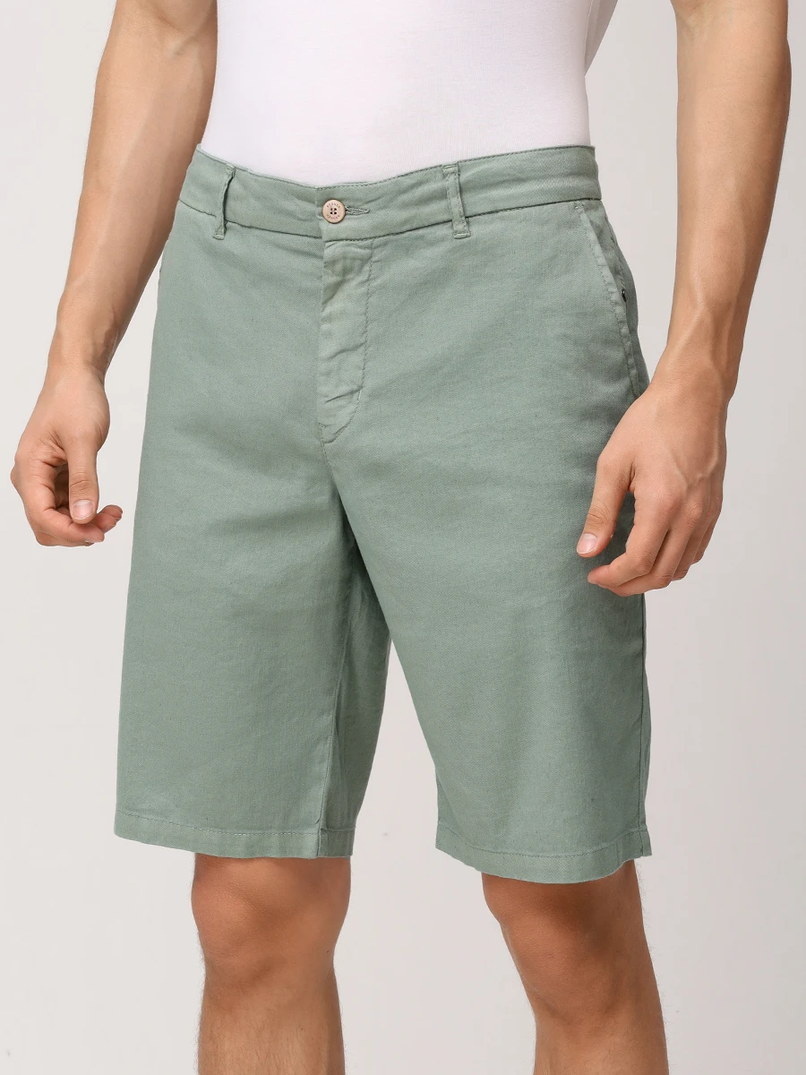 Шорты из хлопка и льна Cole