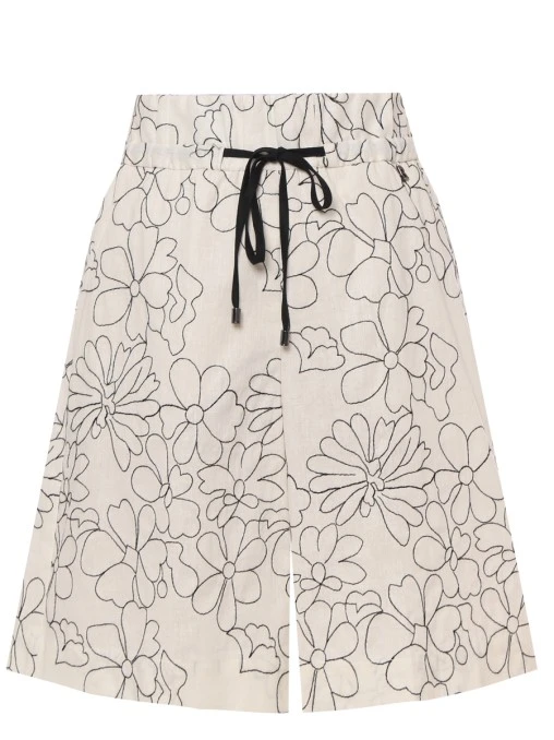 Шорты из хлопка и льна Cinzia BOGNER