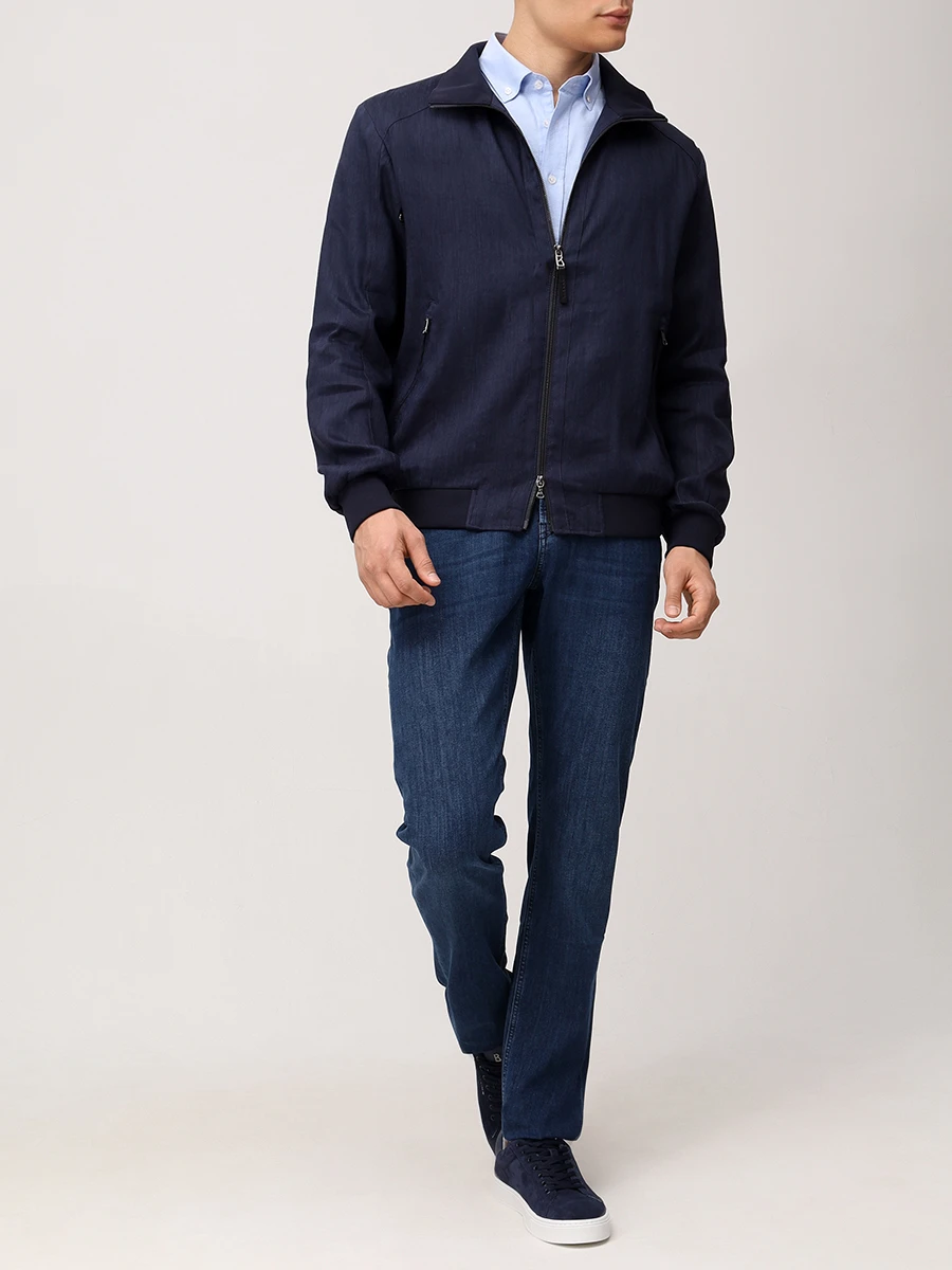 Ветровка из вискозы и льна Jonas