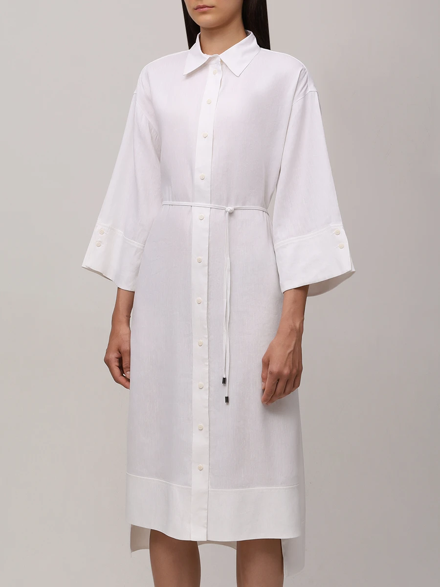 Платье изо льна и вискозы Reika