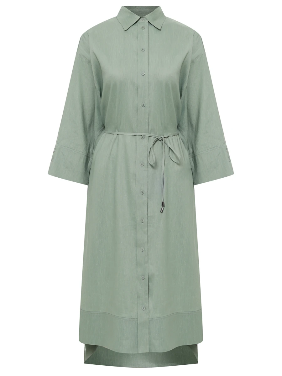 Платье изо льна и вискозы Reika