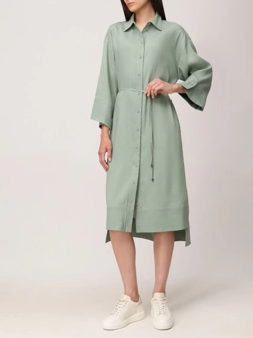 Платье изо льна и вискозы Reika BOGNER