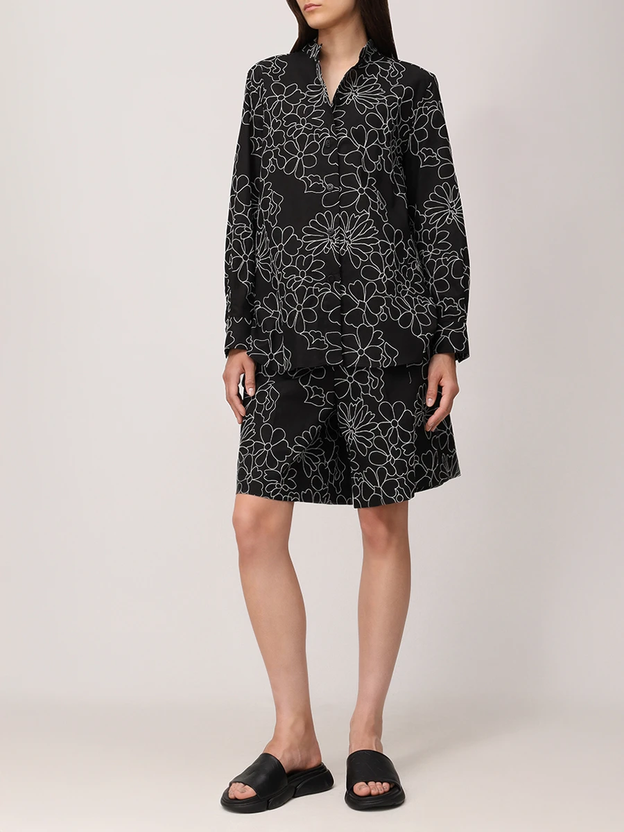 Шорты из хлопка и льна Cinzia