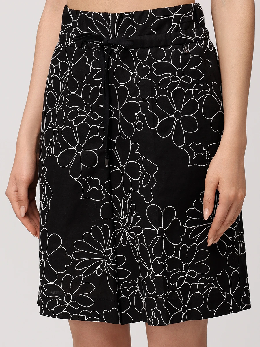 Шорты из хлопка и льна Cinzia