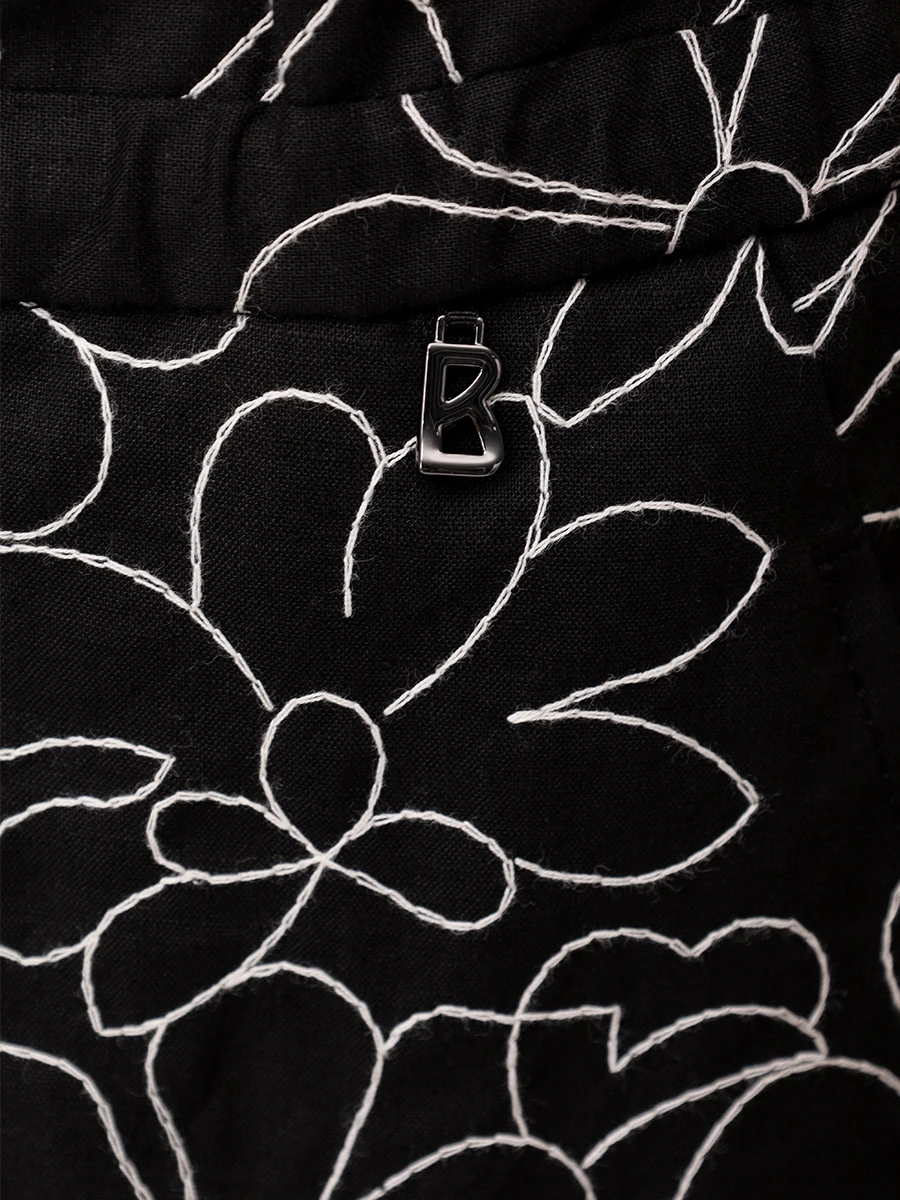 Шорты из хлопка и льна Cinzia