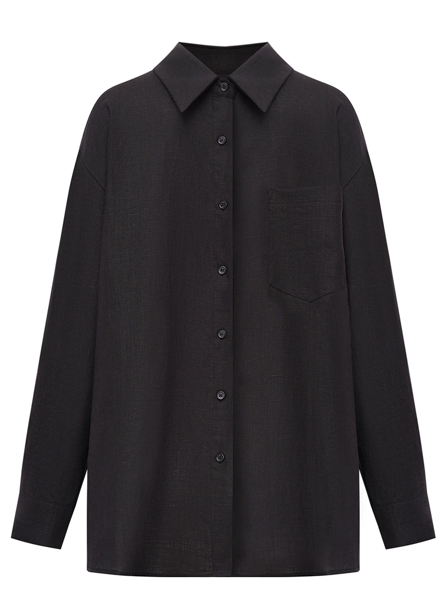 Рубашка однотонная