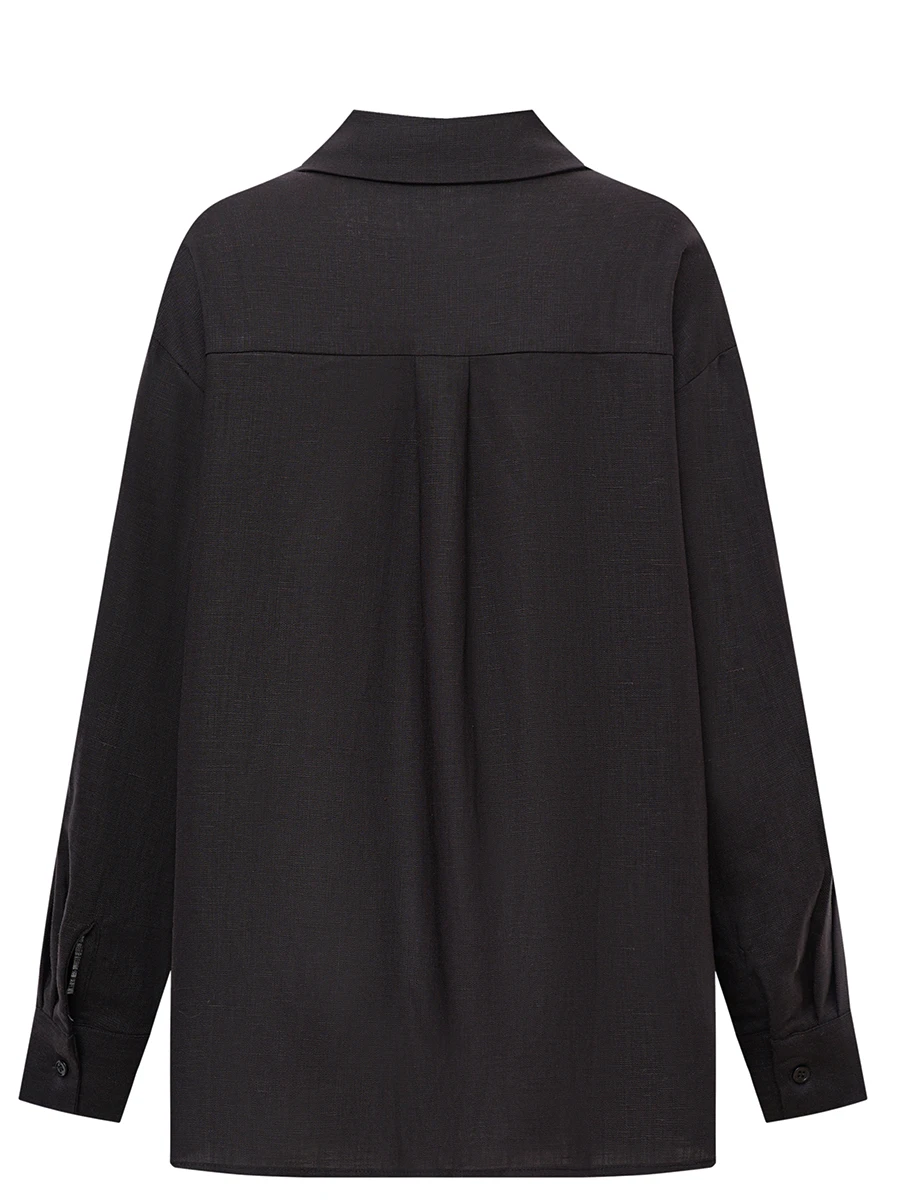 Рубашка однотонная