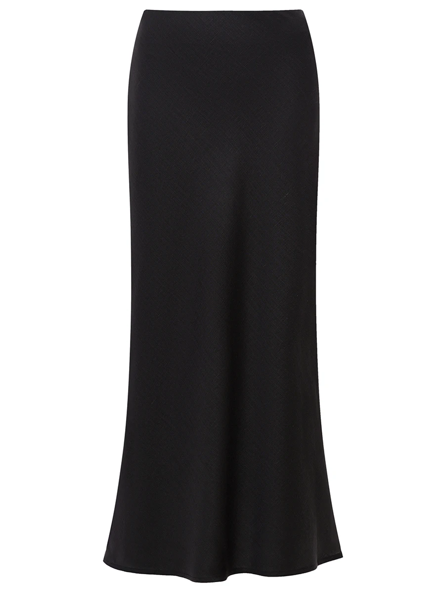 Юбка однотонная