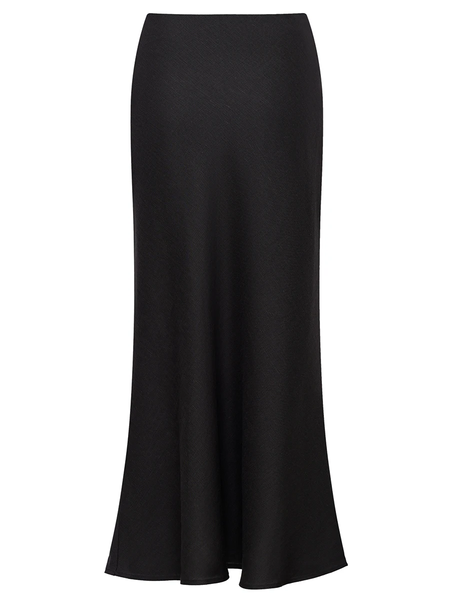 Юбка однотонная