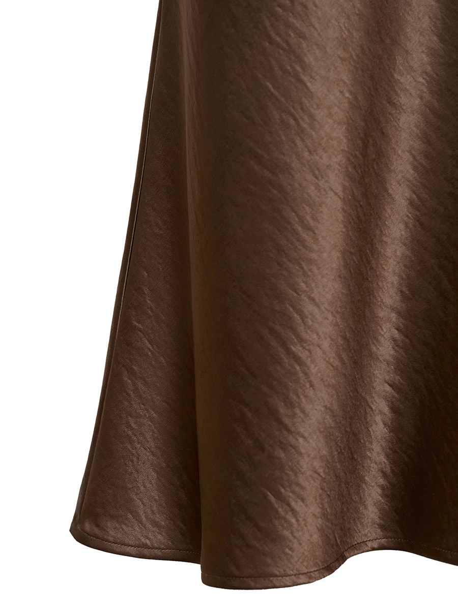 Юбка однотонная