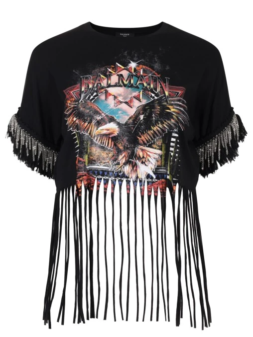 Футболка хлопковая BALMAIN