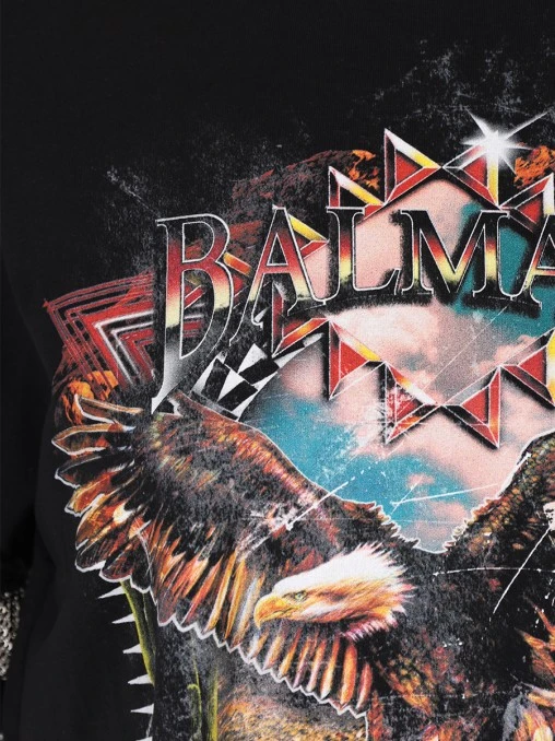 Футболка хлопковая BALMAIN