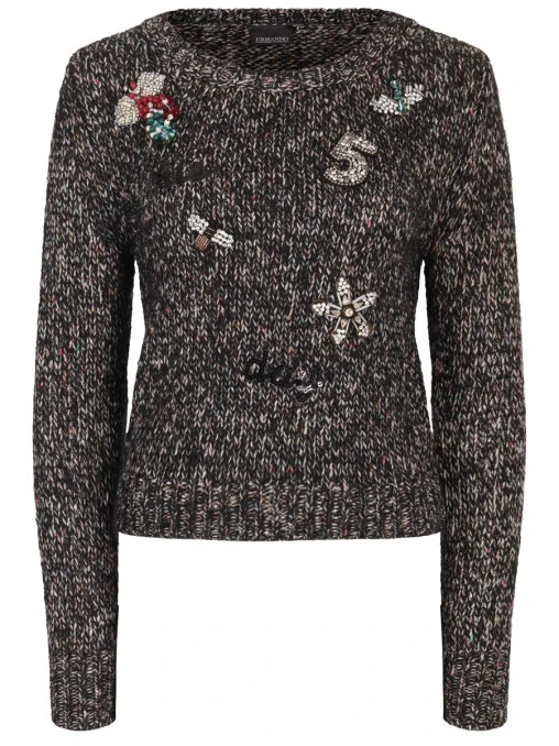 Джемпер вязаный ERMANNO SCERVINO